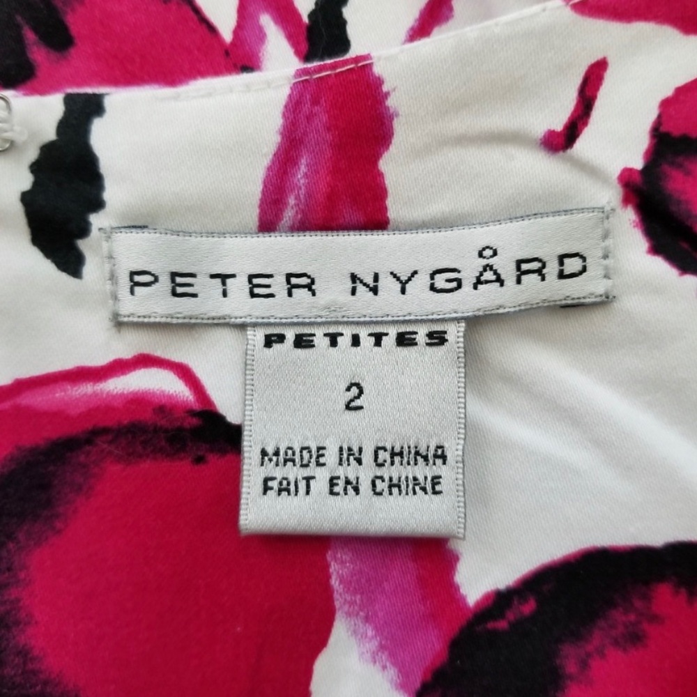 🌹 Peter Nygard (2) Pink flower Dress - Picture 6 of 7